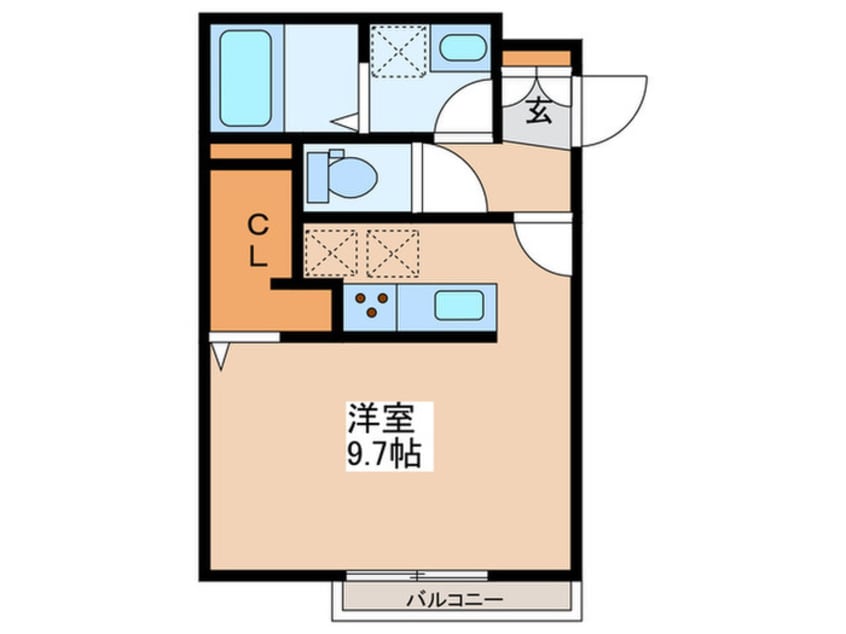 間取図 ラシーネ東中野