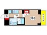 プラウドフラット森下ウエスト 1Kの間取り
