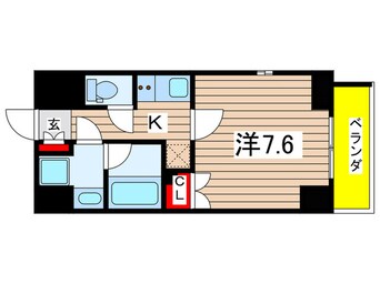 間取図 プラウドフラット森下ウエスト