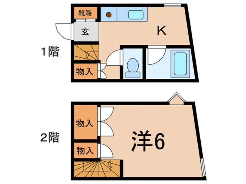 間取図 キラトン塚越