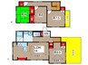 栗谷2丁目戸建 4LDKの間取り
