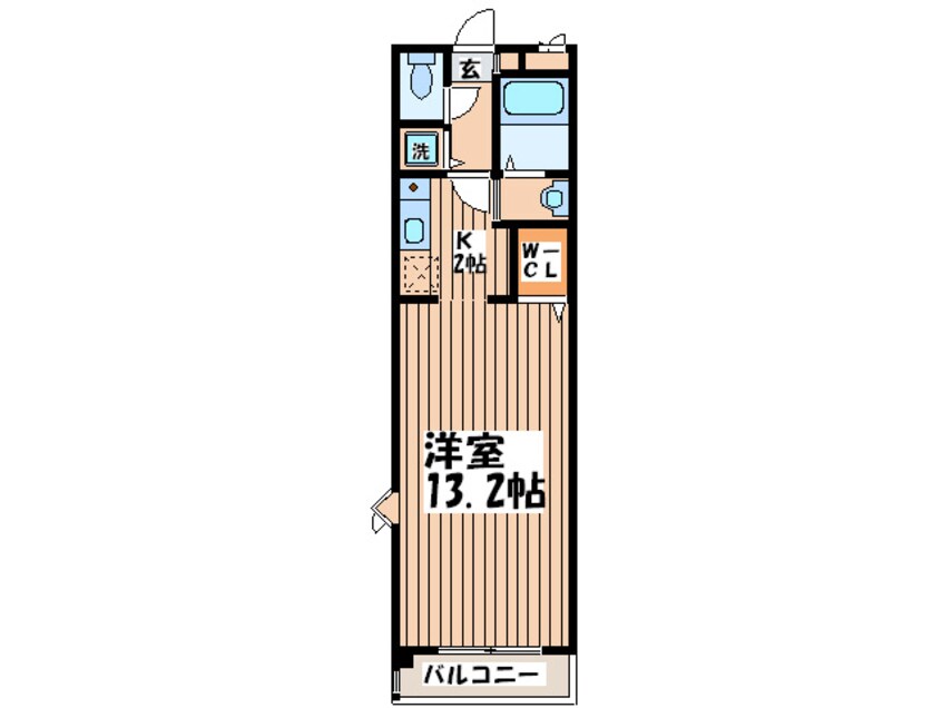 間取図 デリス相模が丘