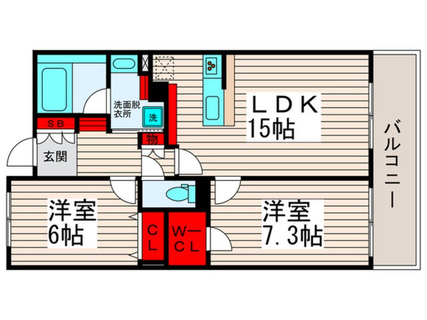 間取図 ロイヤルパークス西新井