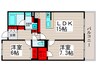 ロイヤルパークス西新井 2LDKの間取り