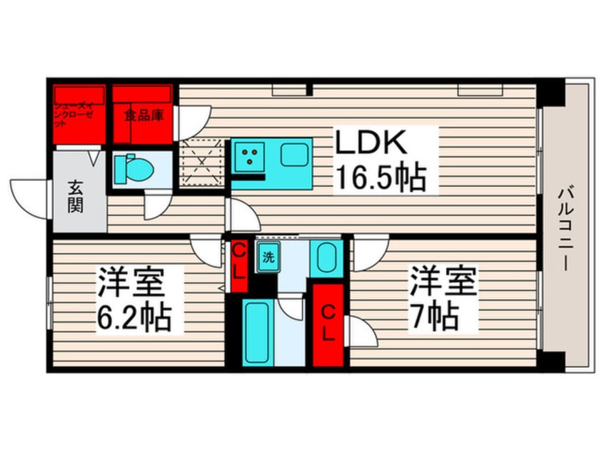 間取図 ロイヤルパークス西新井
