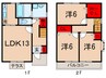チェスナット南大泉 3LDKの間取り