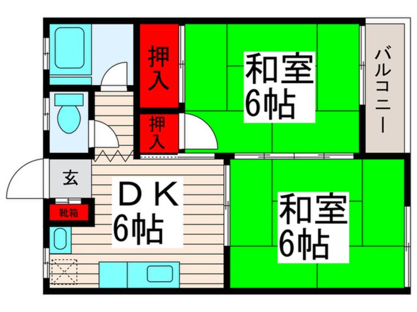 間取図 サンハイツ