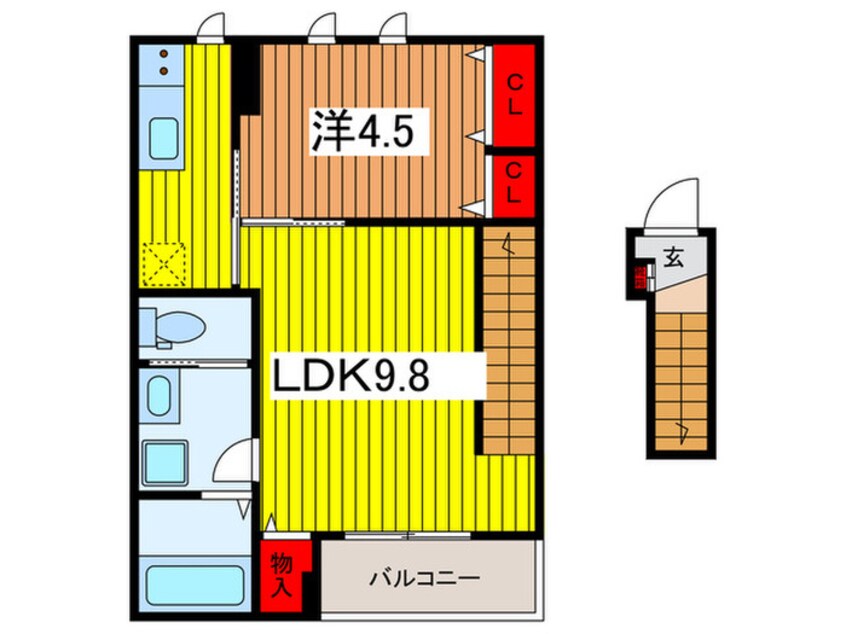 間取図 アトラスカーロ文蔵