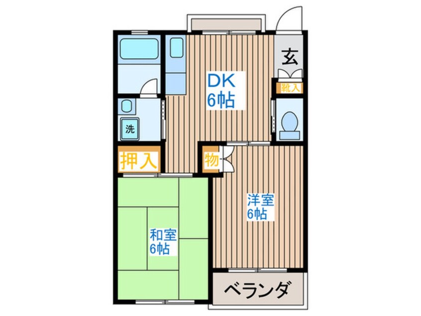 間取図 アーバンドエル烏山