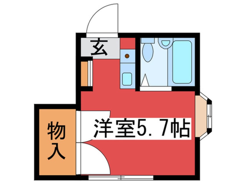 間取図 メゾンフルール赤羽