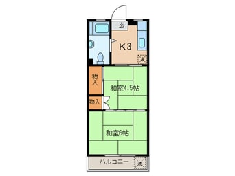 間取図 ハイム大竹