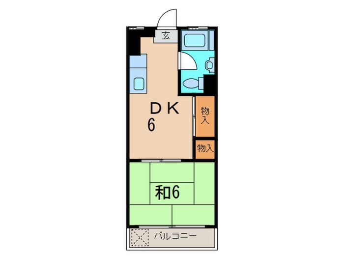 間取り図 ハイム大竹