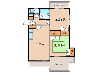 間取図 ハイツインディゴ