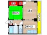 須賀マンション 2DKの間取り
