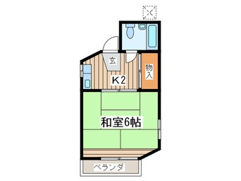 間取図 サンライフ羽鳥