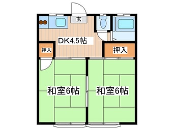 間取図 コ－ポ峯