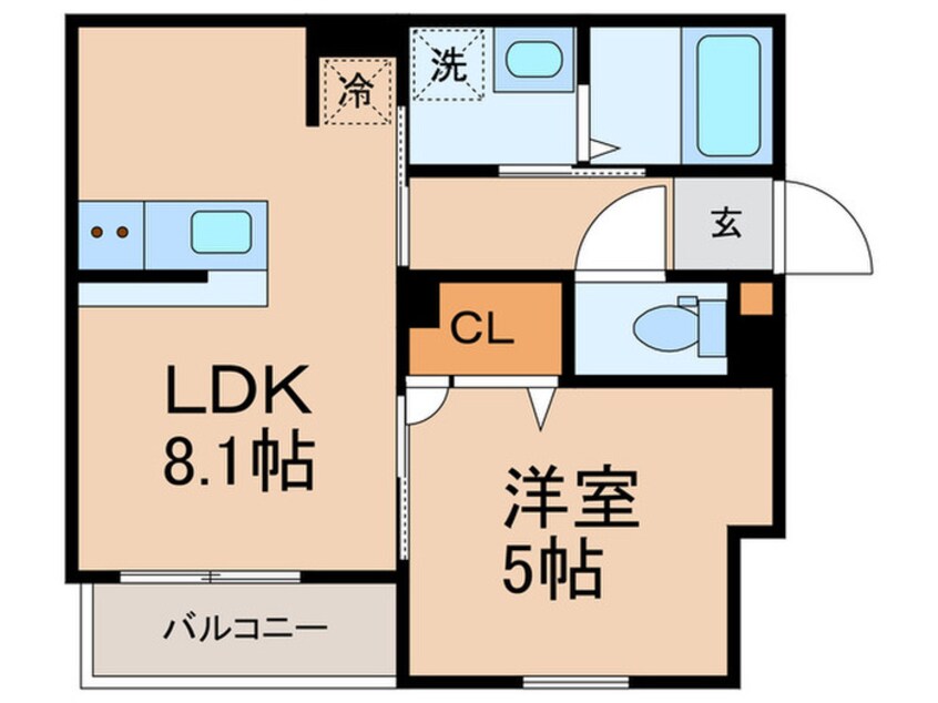 間取図 Ｏｘａｌｉｓ長崎