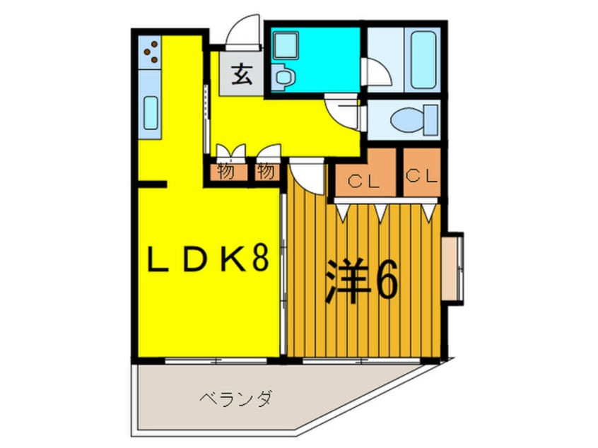 間取図 ピアコスモス