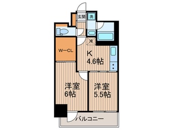 間取図 Rising place錦糸町二番館(502)