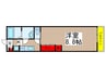 リブリ・ココア 1Kの間取り