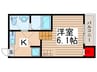 ゼウス 1Kの間取り