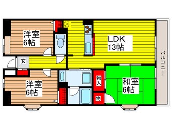 間取図 パラドールしんとしん