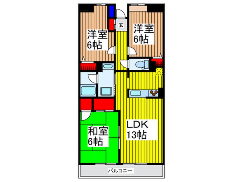 間取図 パラドールしんとしん