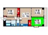 ﾚｼﾞﾃﾞﾝｽ雅鷺 3LDKの間取り
