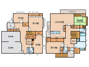 間取図 柿の木坂１丁目戸建