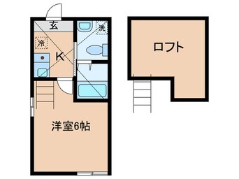 間取図 モンステラ子母口