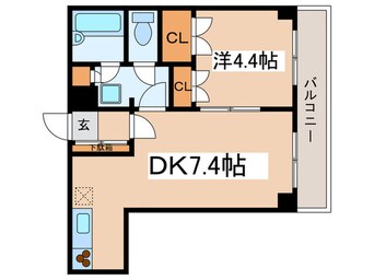 間取図 日神パレステ－ジ東長崎