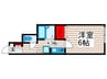 トレジャ－ハウス江戸川 1Kの間取り