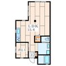 Fermier湘南台 1LDKの間取り