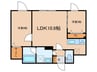 ウェルスクエア永福町 2LDKの間取り