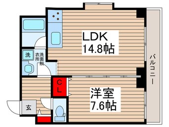 間取図 ＪＫタワー千葉登戸