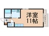 ハイム石神井 1Rの間取り