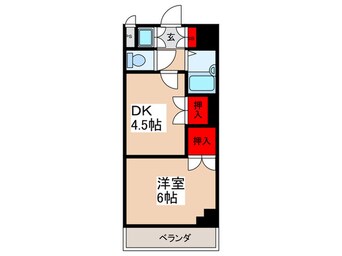 間取図 ホ－ムズ隅田