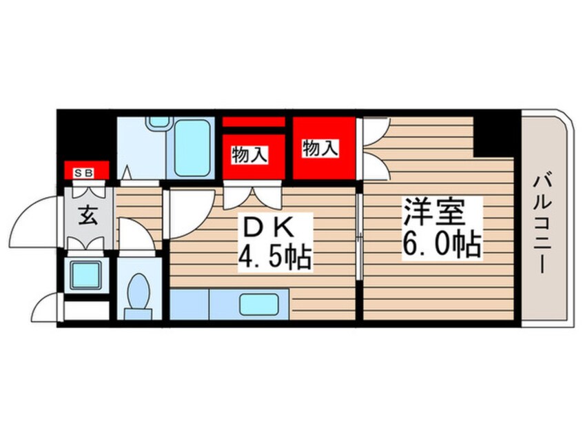 間取図 ホ－ムズ隅田