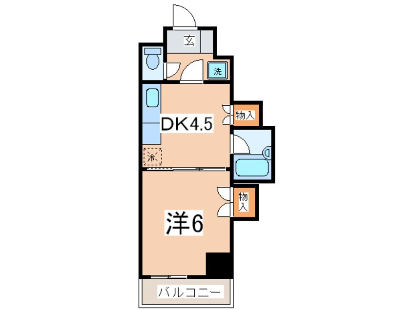 間取図 ホ－ムズ隅田