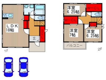 間取図 本宿３丁目戸建て