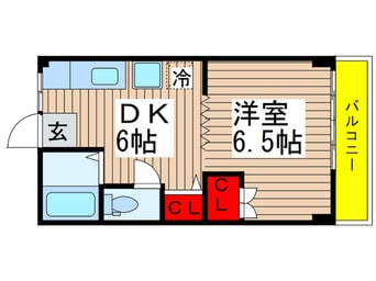 間取図 ＤＫ　Ａｉｒｐｏｒｔ　ｆｌａｔ