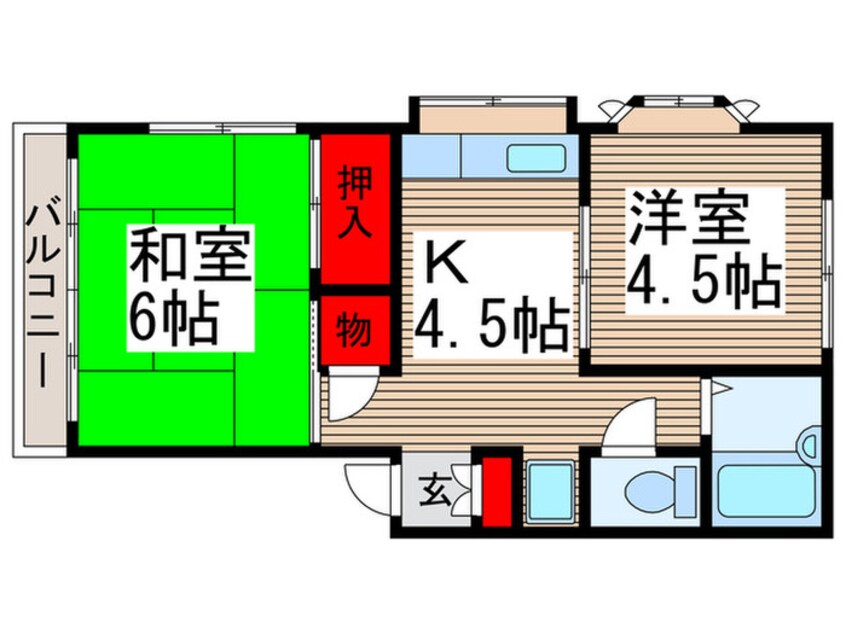 間取図 ファミ－ルハイム