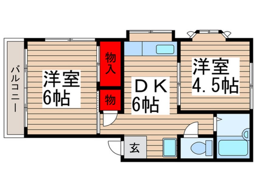 間取図 ファミ－ルハイム