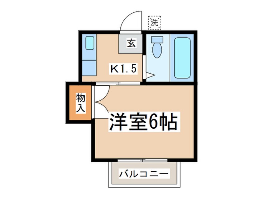 間取図 スカイハイツ