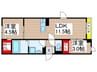 グランデュール新検見川 2LDKの間取り