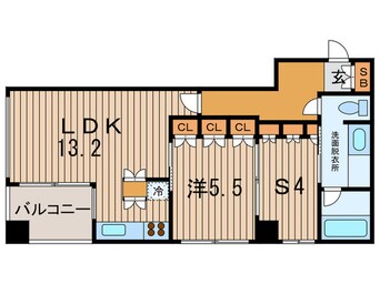 間取図 ｺﾝﾎﾟｼﾞｯｯﾄ日本橋(801)