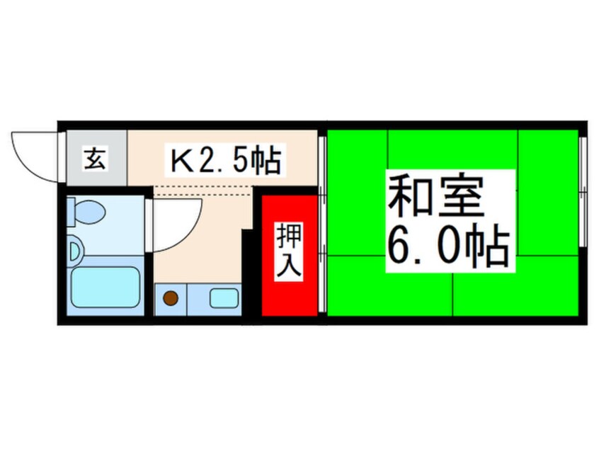 間取図 アルカキット葛西