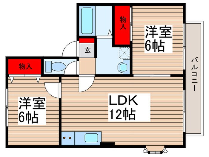 間取り図 メゾンボナールE