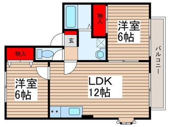間取図 メゾンボナールE