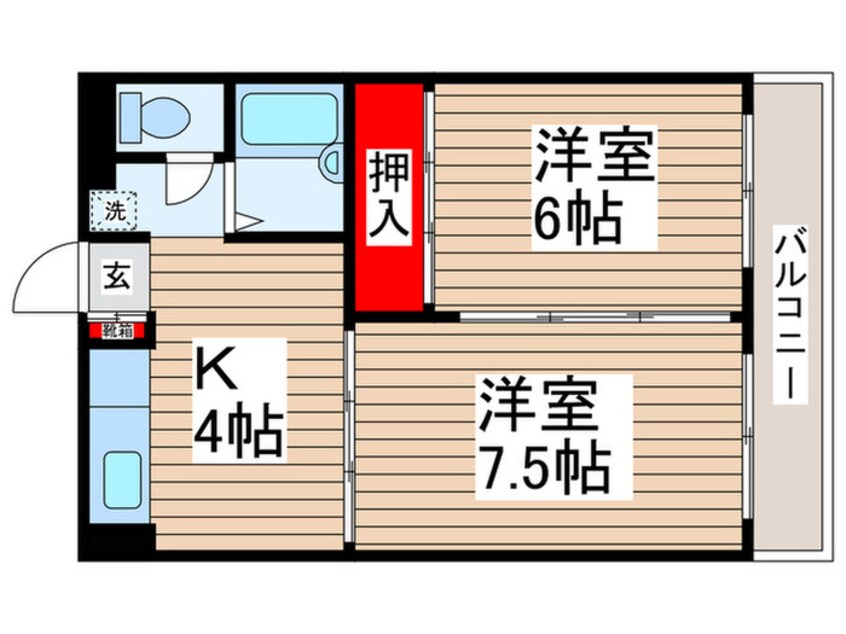 間取図 エステートマリン